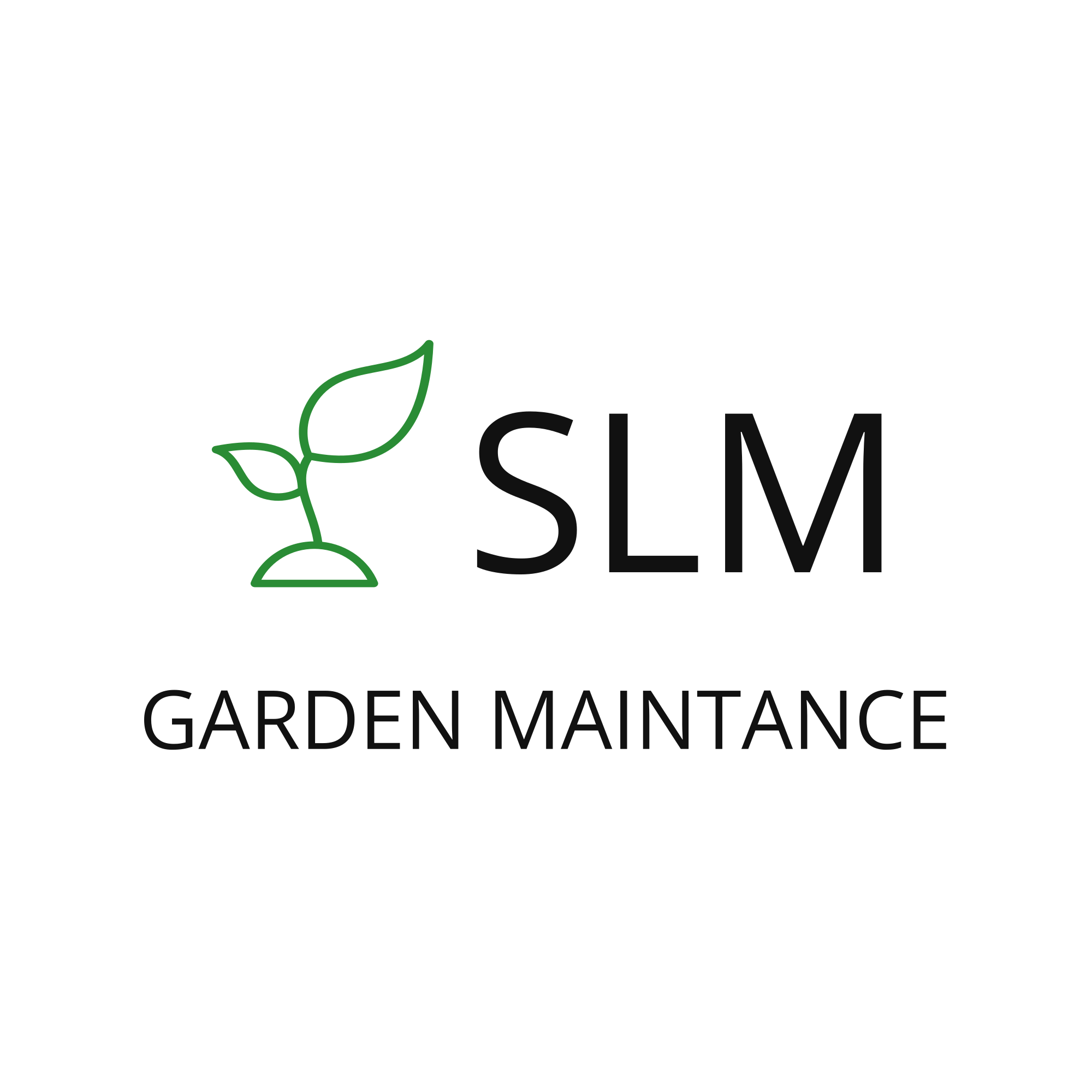 SLM Garden Maintenance logo